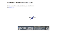Tablet Screenshot of gameboy.gbxemu.com