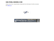 Tablet Screenshot of gba-roms.gbxemu.com