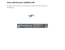 Tablet Screenshot of online2.gbxemu.com