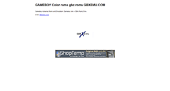Desktop Screenshot of gbc-roms-p.gbxemu.com