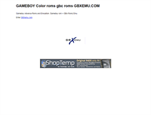 Tablet Screenshot of gbc-roms-p.gbxemu.com