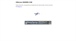 Desktop Screenshot of gbaroms.gbxemu.com