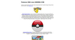 Desktop Screenshot of pokemon.gbxemu.com