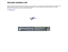 Tablet Screenshot of nes2gba.gbxemu.com