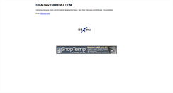 Desktop Screenshot of gbadev.gbxemu.com