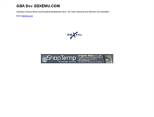 Tablet Screenshot of gbadev.gbxemu.com
